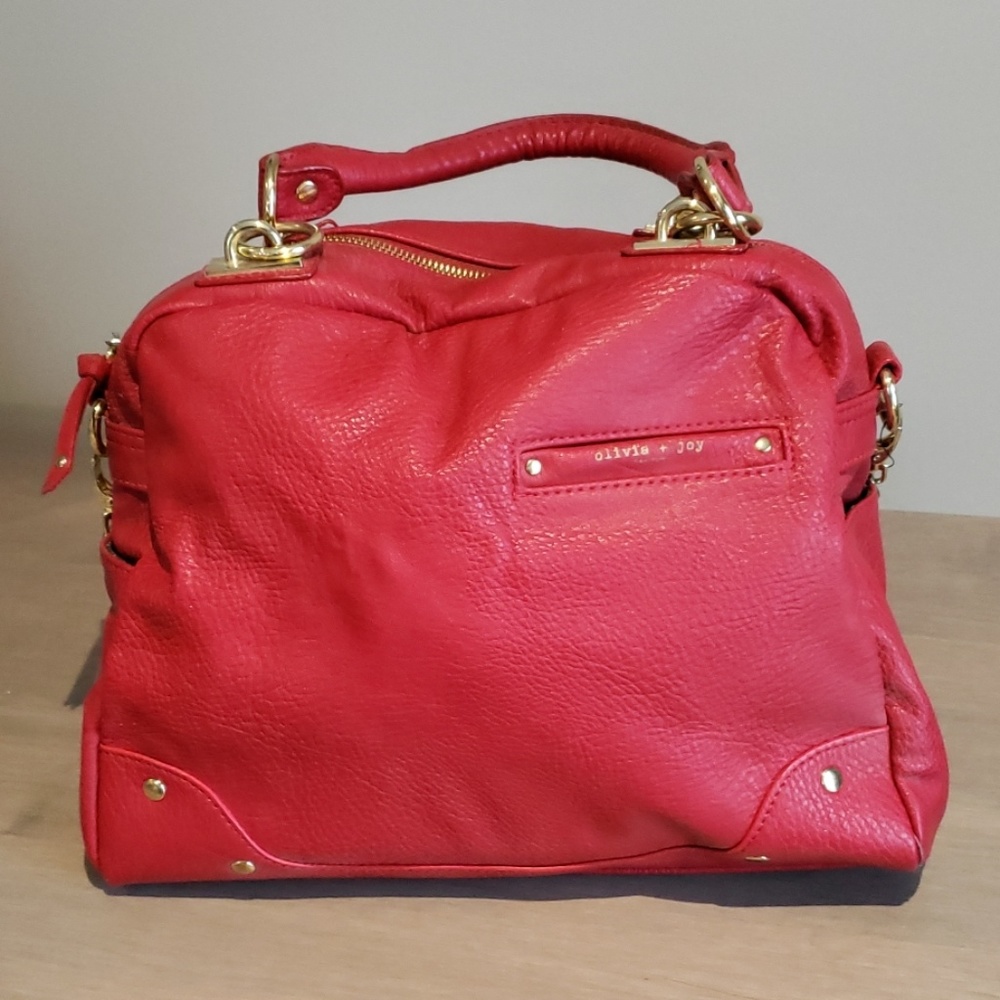 Olivia and joy red handbag